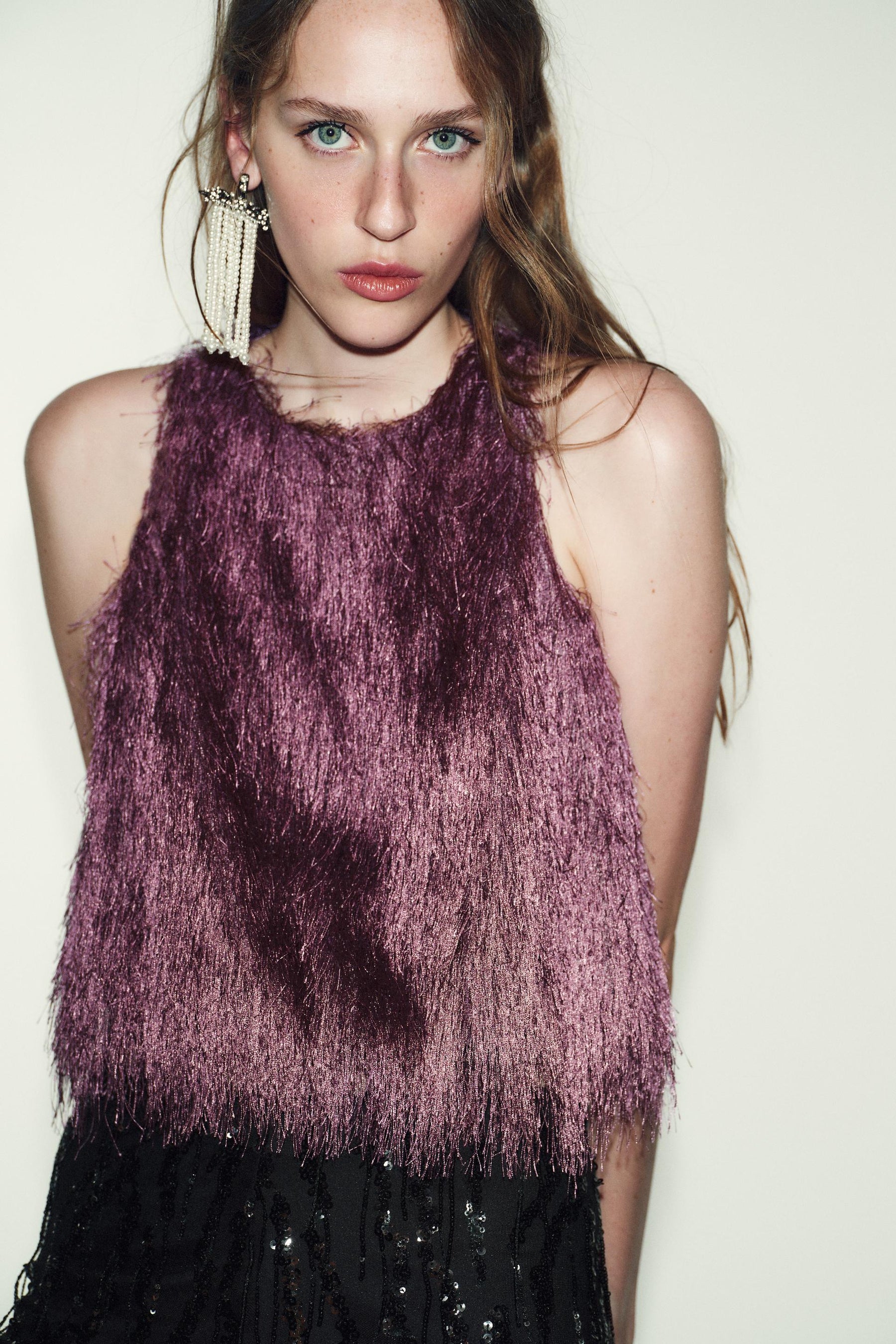 Fringed Balloon Top