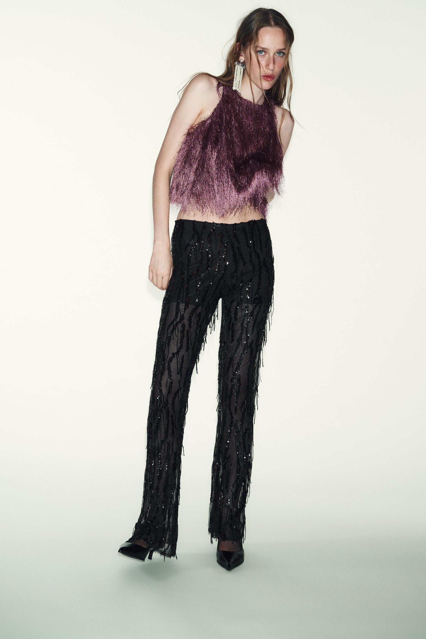 Fringed Balloon Top