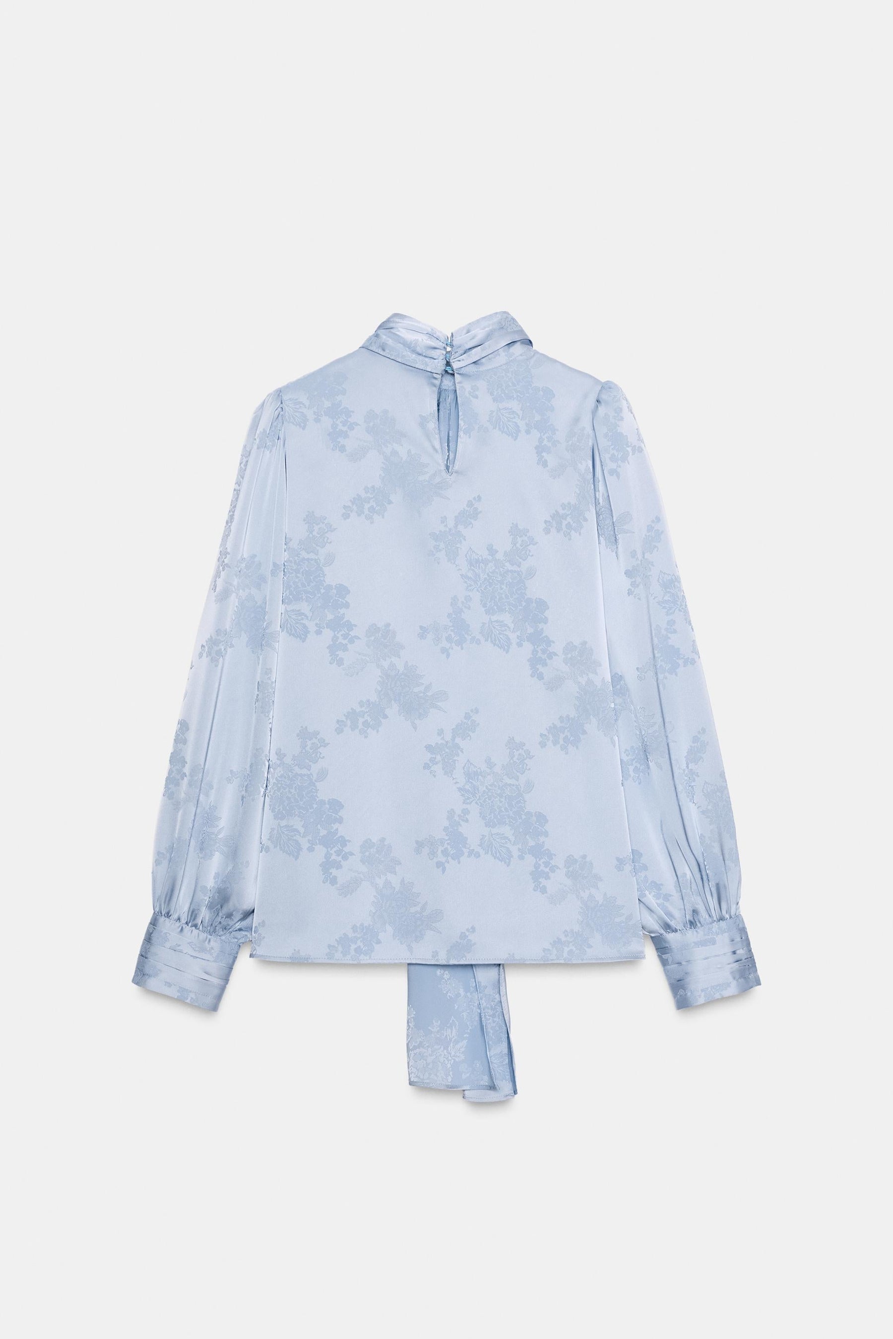 Satin-finish Jacquard Shirt