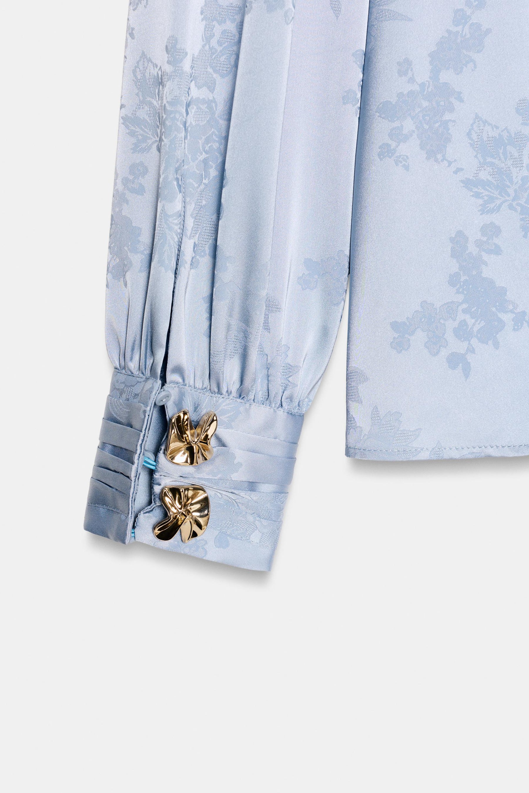 Satin-finish Jacquard Shirt