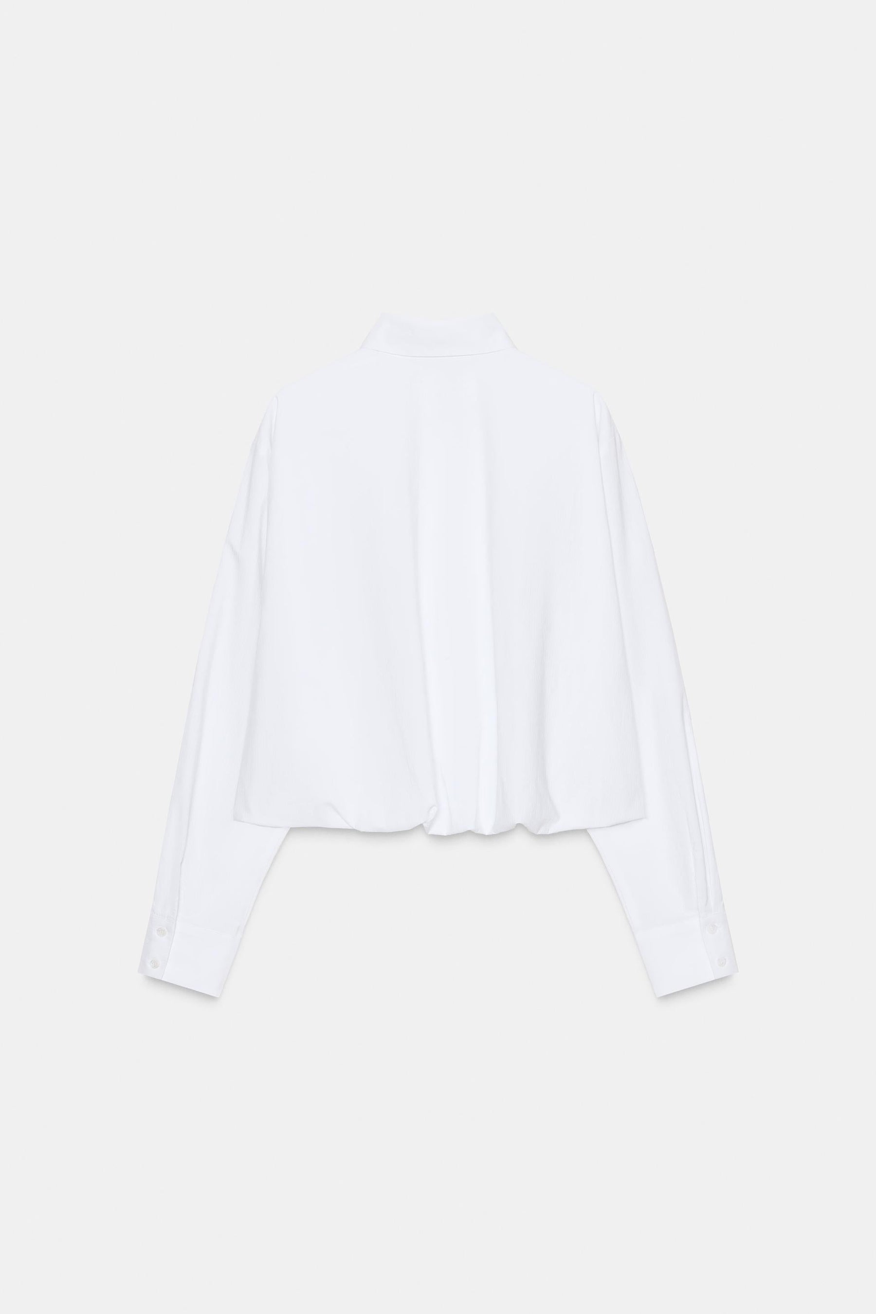 Balloon Poplin Shirt