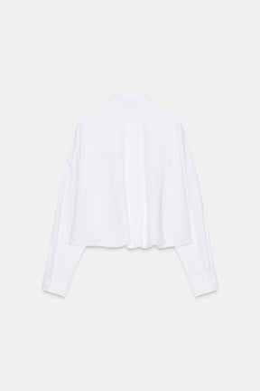 Balloon Poplin Shirt