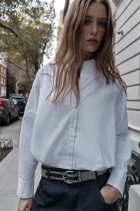 Balloon Poplin Shirt