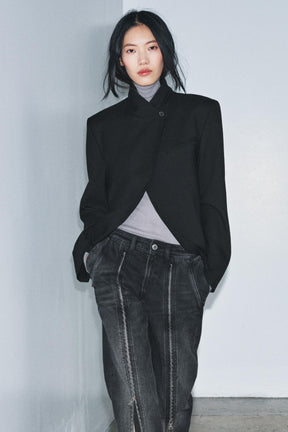 Wool Blend Blazer