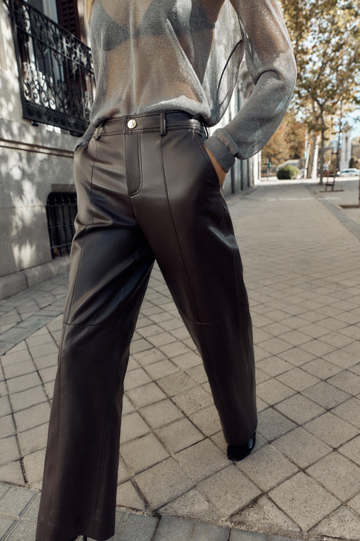 Gerade Lederhose