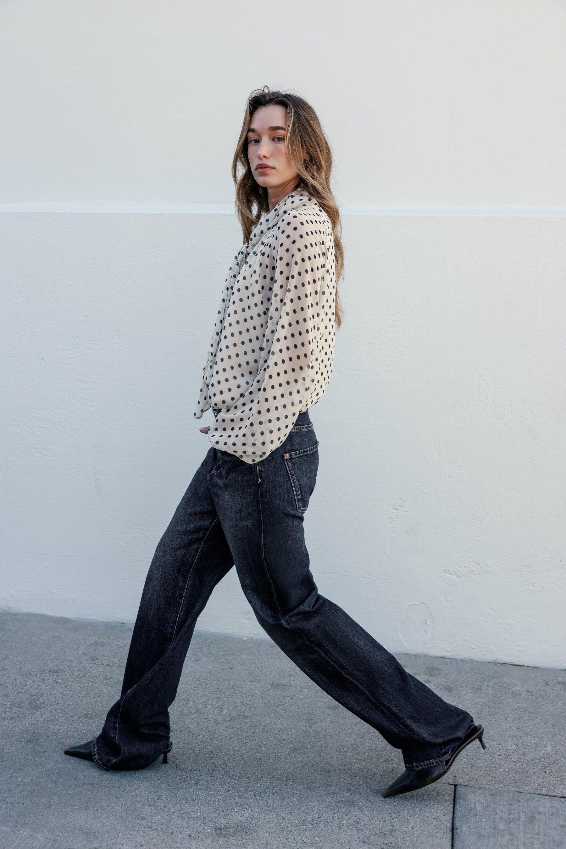 Polka Dot Blouse