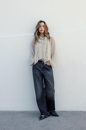 Polka Dot Blouse