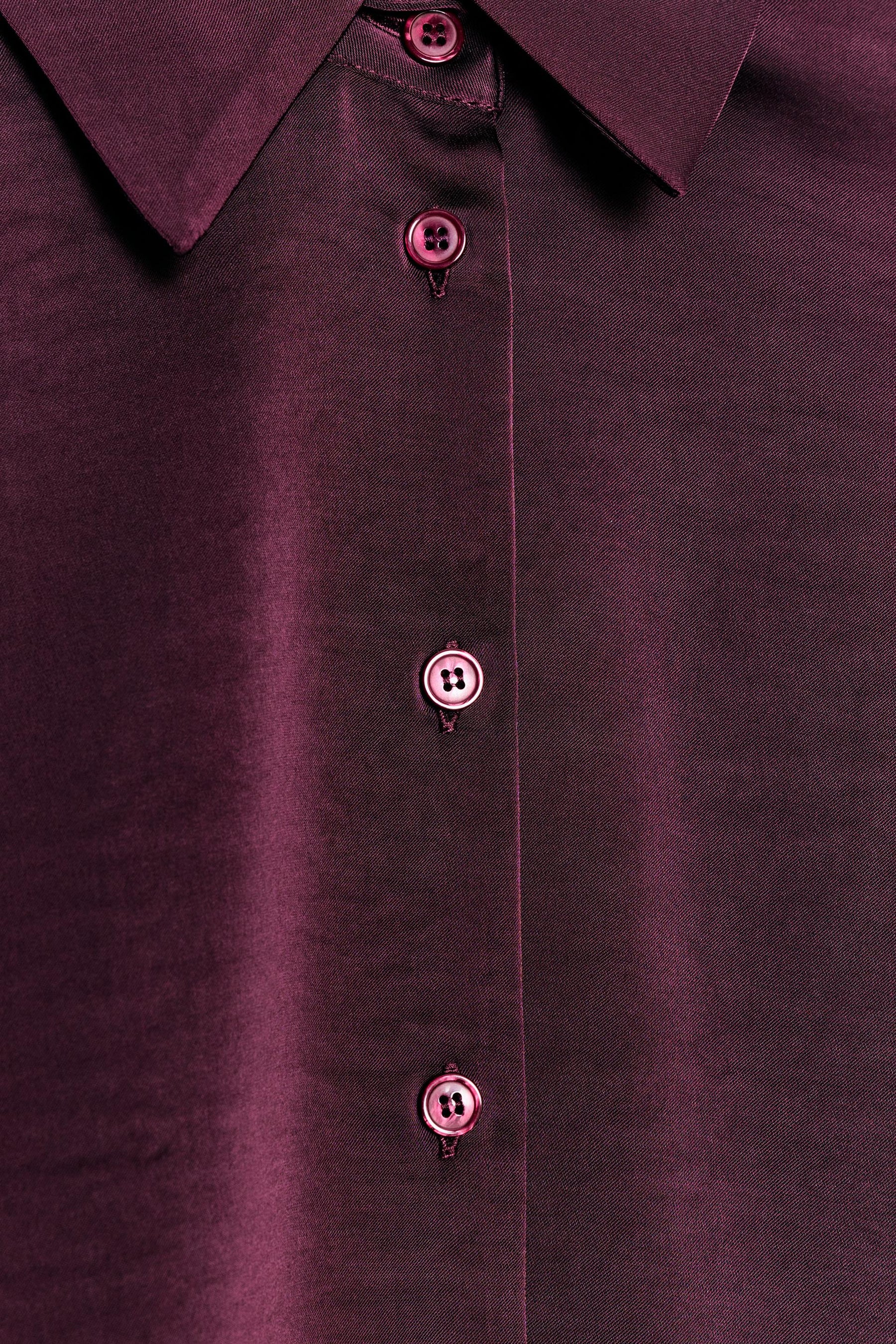 SATIN BALLOON SHIRT