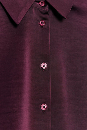 SATIN BALLOON SHIRT