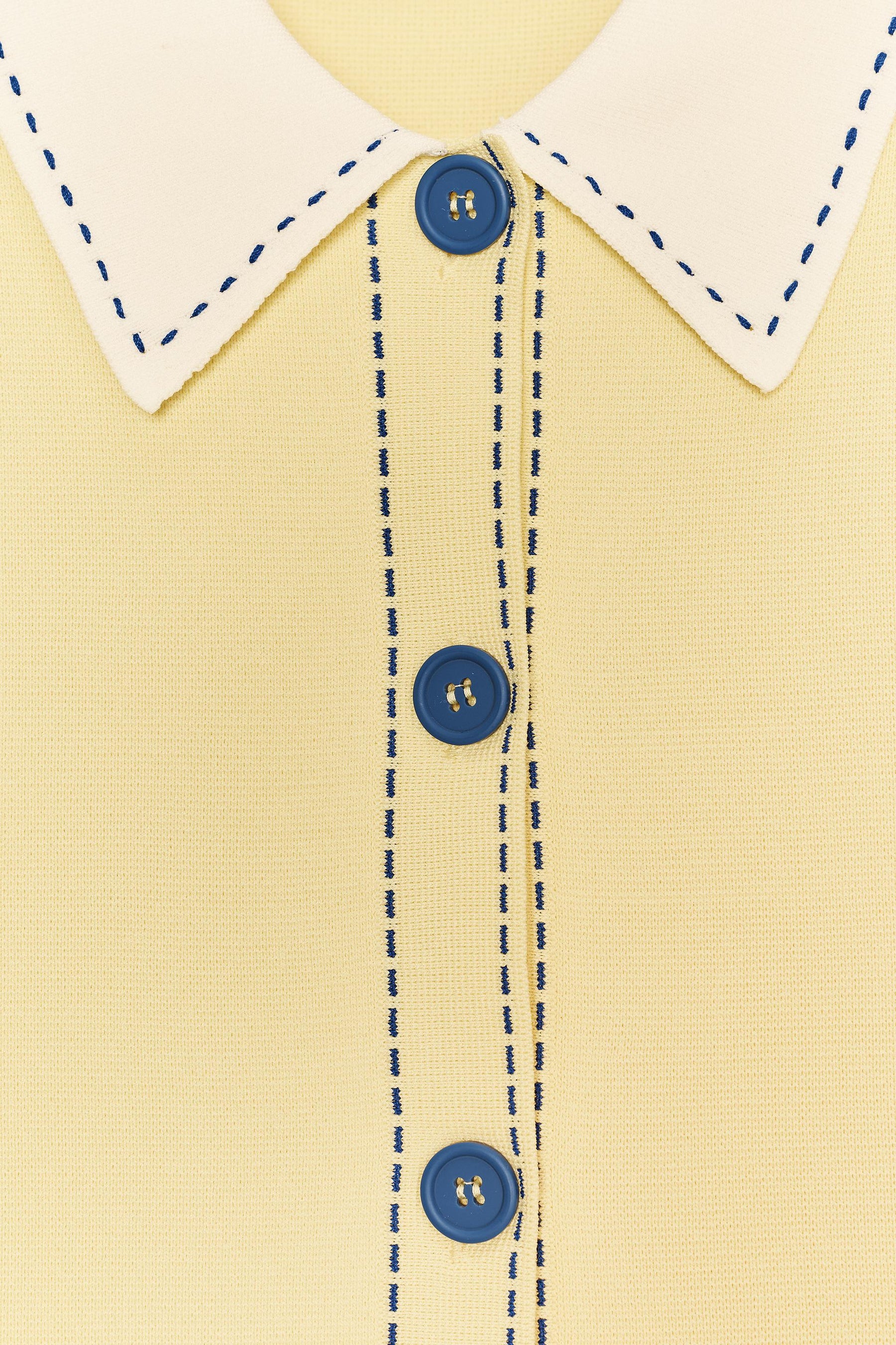Knit Polo Cardigan
