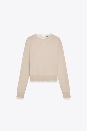 Wool Blend Knit Jumper
