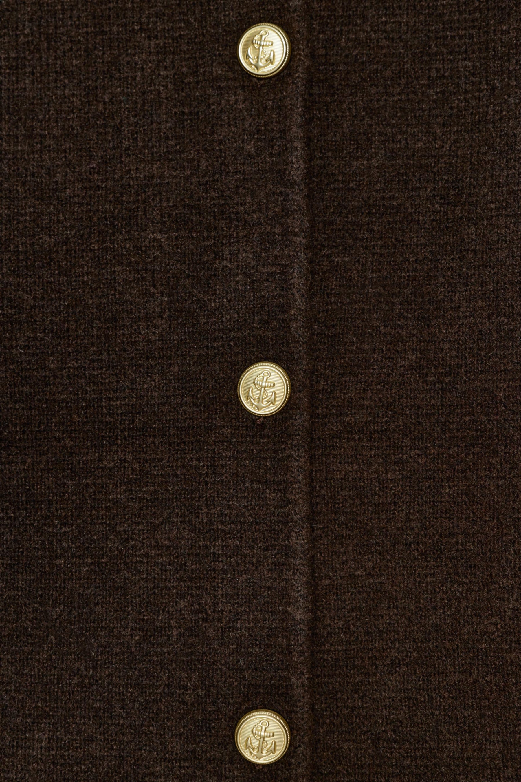 Strickjacke mit Kragen aus Kunstpelz