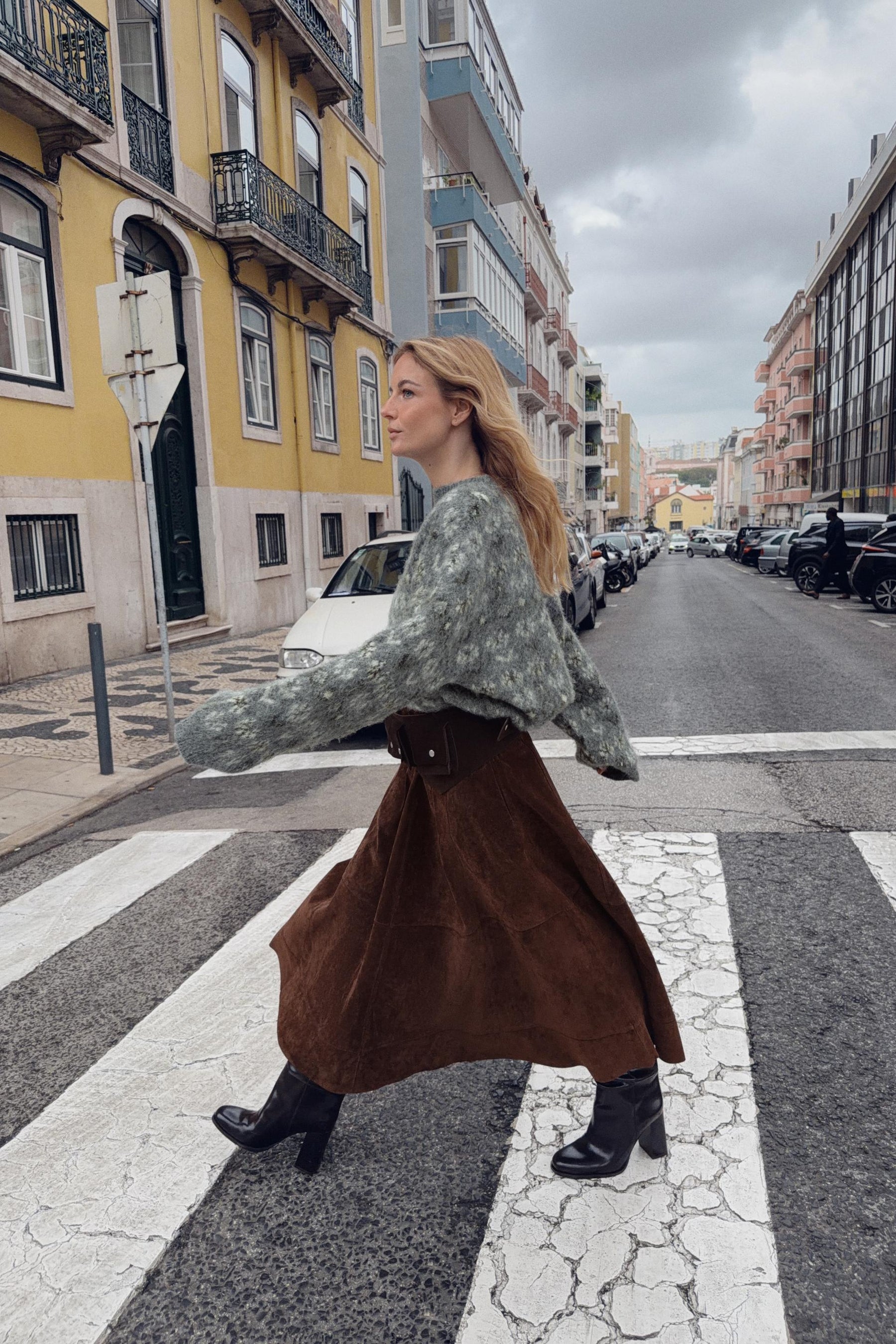 Brushed Jacquard Sweater
