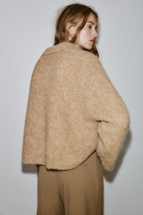 Knit Jumper, Brushed Effect