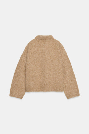 BRUSHED EFFECT KNIT JUMPER - Image 7