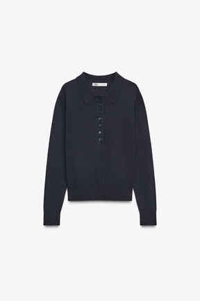 KNIT POLO SHIRT