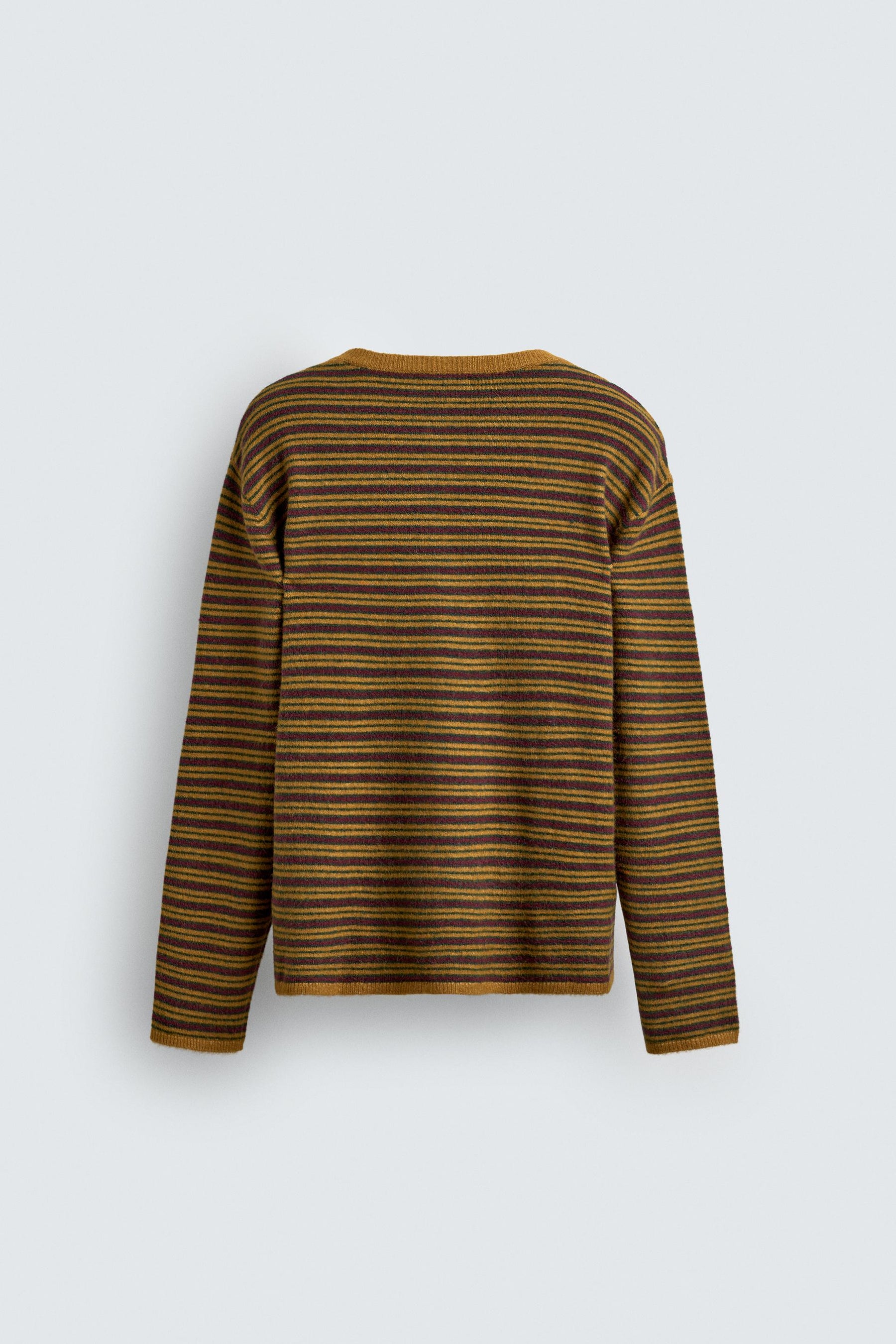 STRIPED JACQUARD CARDIGAN - Image 9