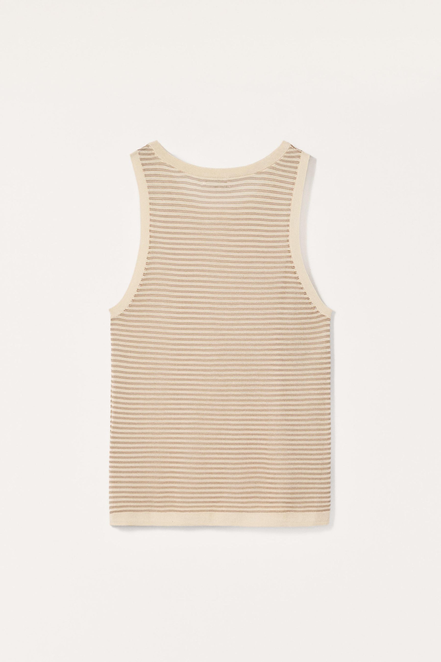LIMITED EDITION STRIPED KNIT TANK TOP - Image 4
