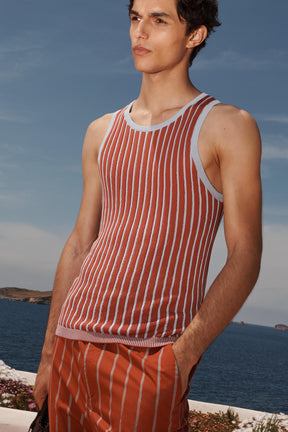 LIMITED EDITION STRIPED JACQUARD KNIT TANK TOP - Image 2
