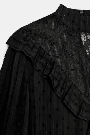 GEPUNKTETES MISCHSHIRT