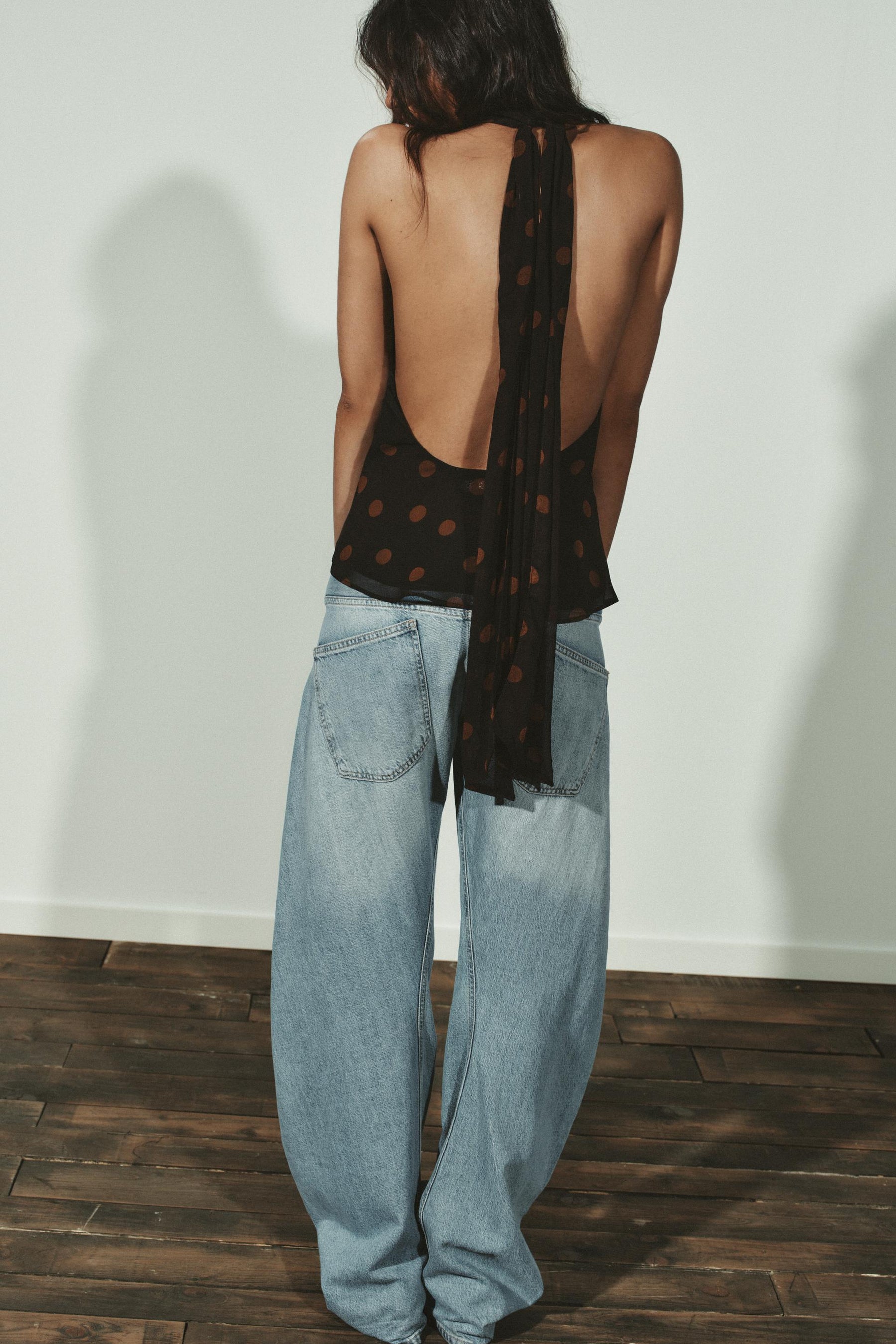Polka Dot Halter Top