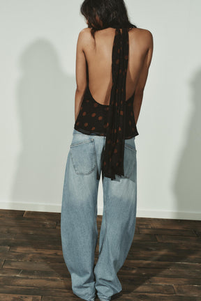 Polka Dot Halter Top