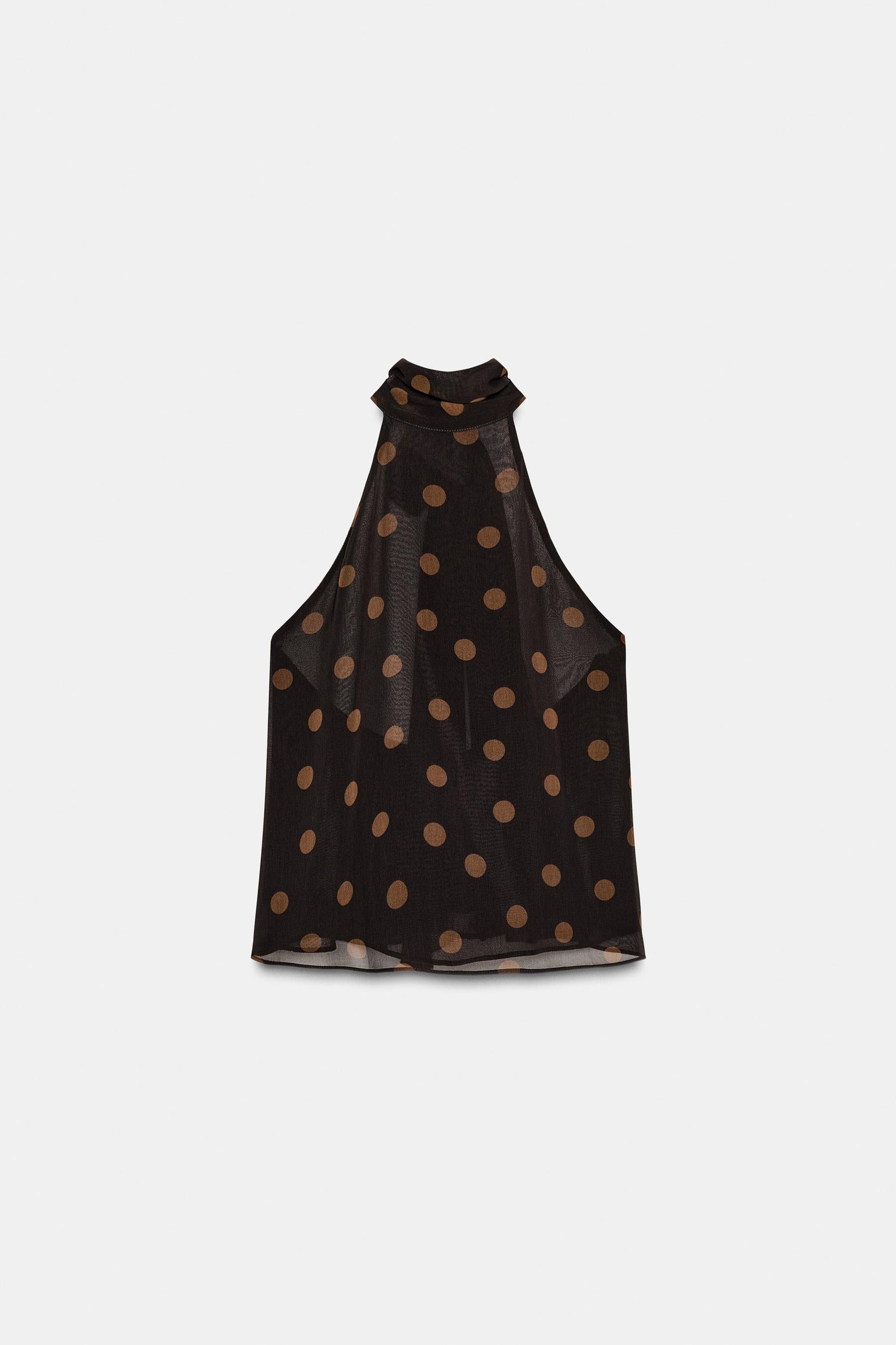 Polka Dot Halter Top