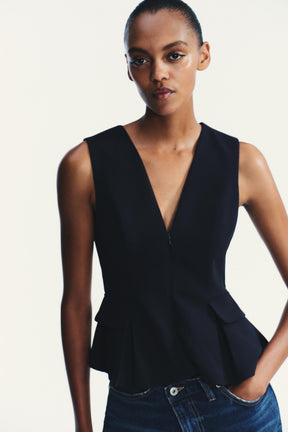 Peplum Waist Top