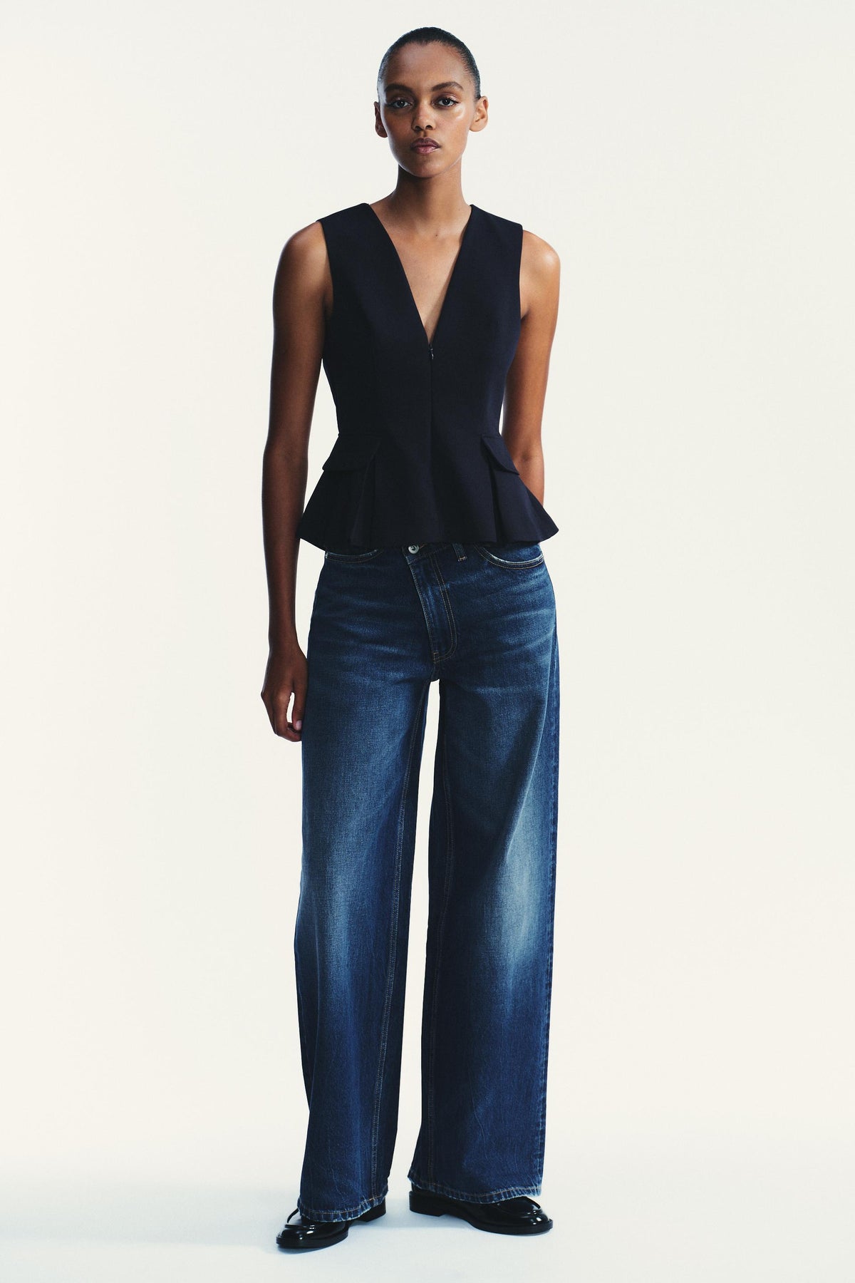 Peplum Waist Top