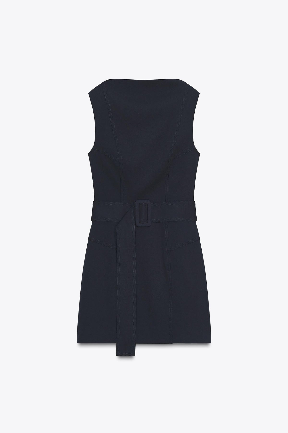 SHORT BELTED DRESS - Image 1