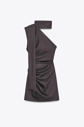 Asymmetric Mini Dress