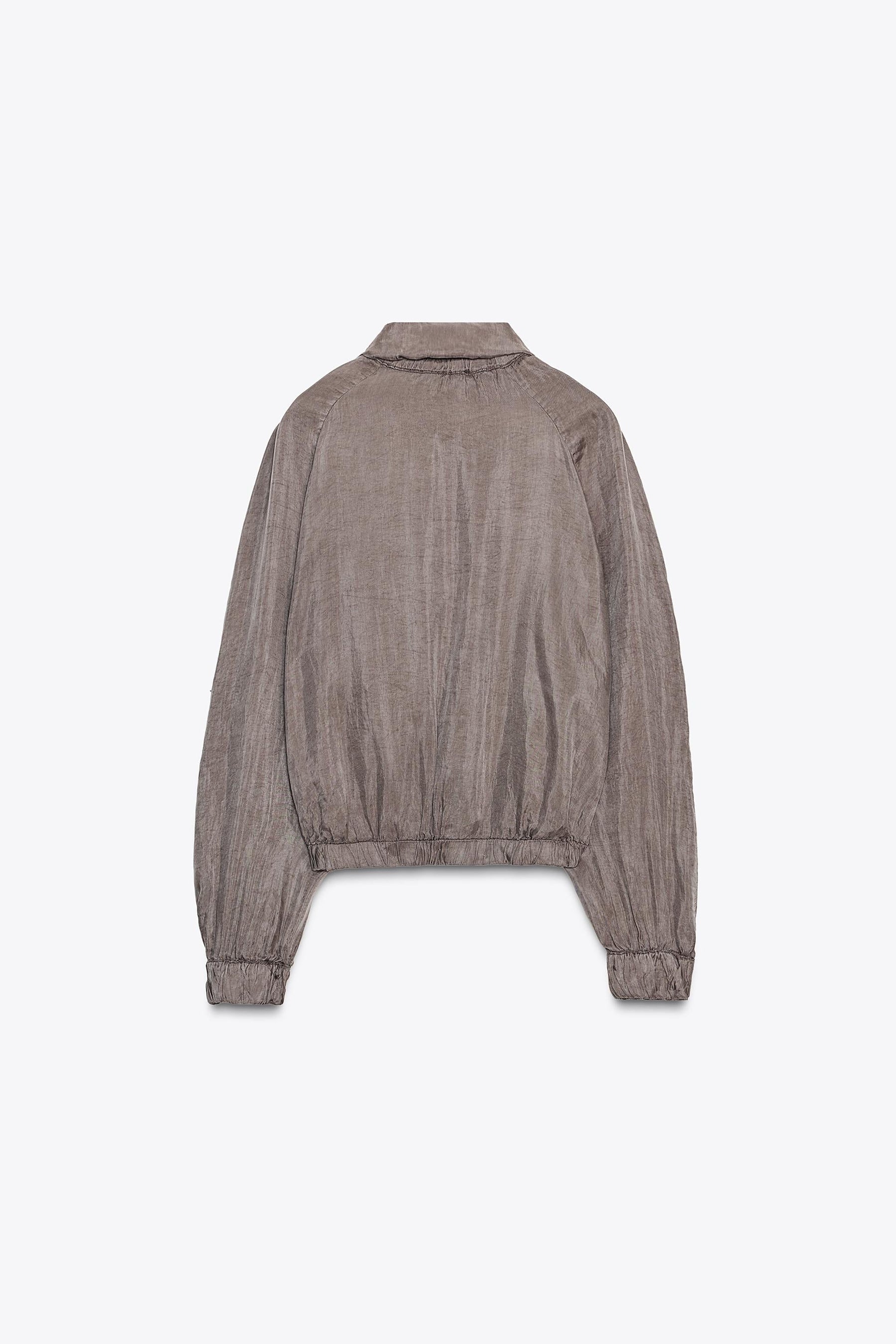 ZW COLLECTION FLOWY BOMBER JACKET - Image 8
