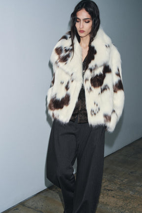 FAUX FUR JACKET ZW COLLECTION LIMITED EDITION - Image 4