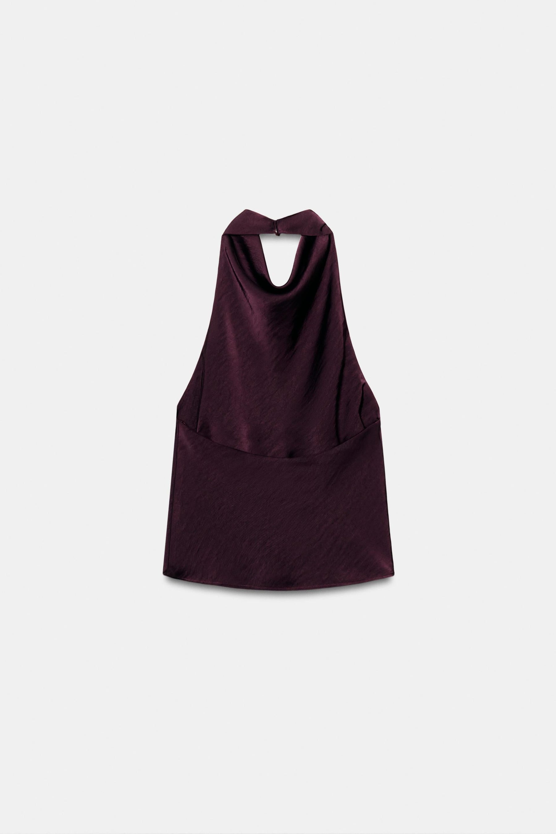 Satin Halter Top