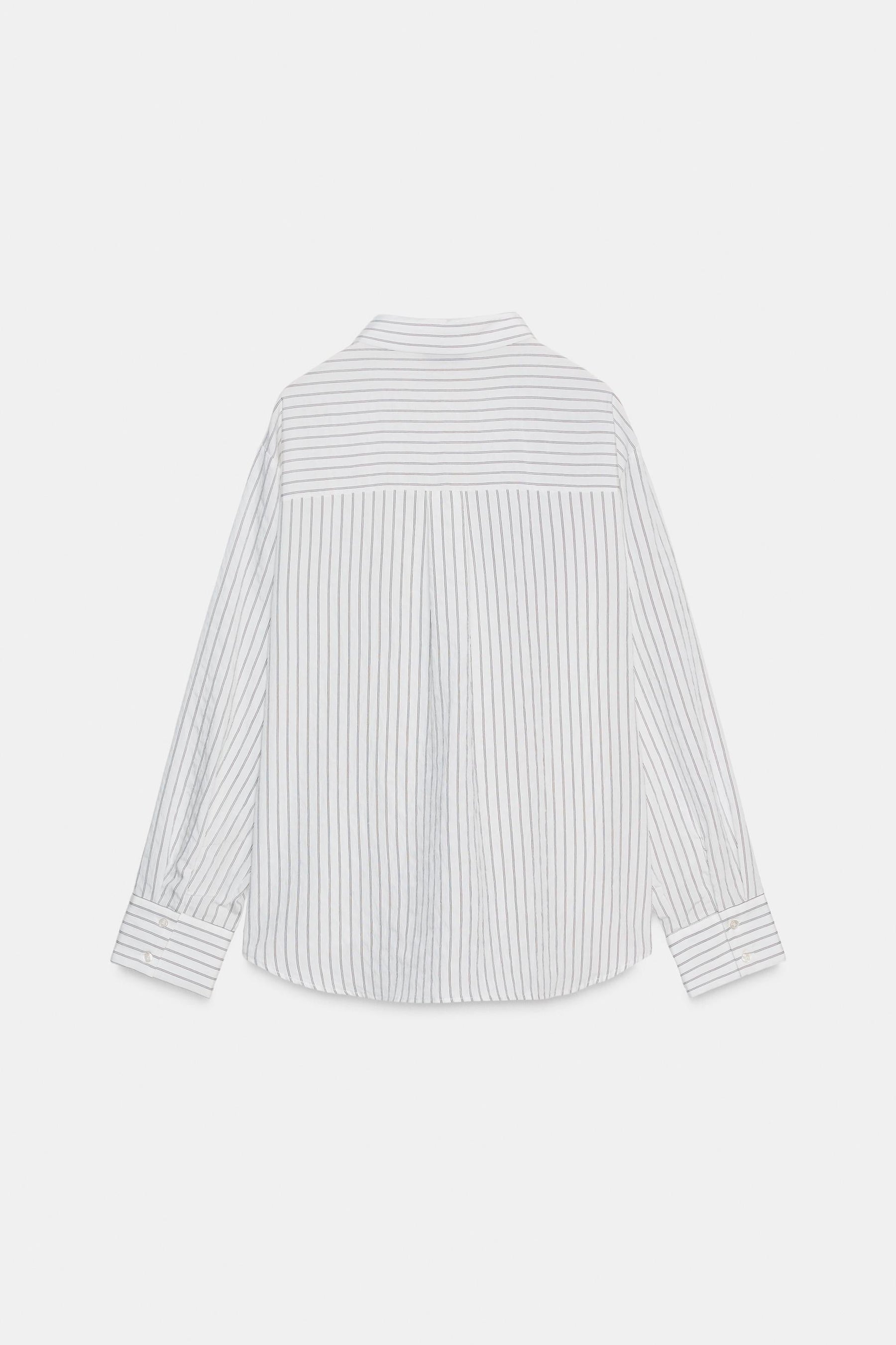 Striped Lace Flower Shirt