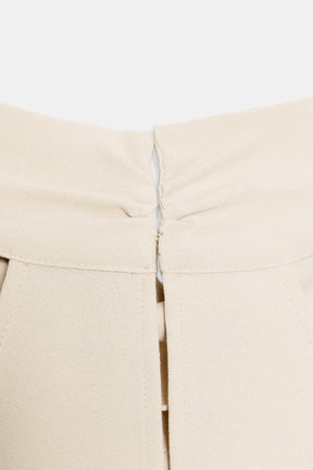 Perlenbesetztes Neckholder-Top