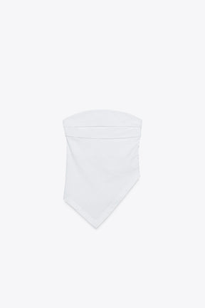 Asymmetrisches Bandeau-Top