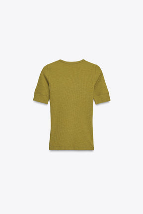 Rib Short Sleeve Shirt