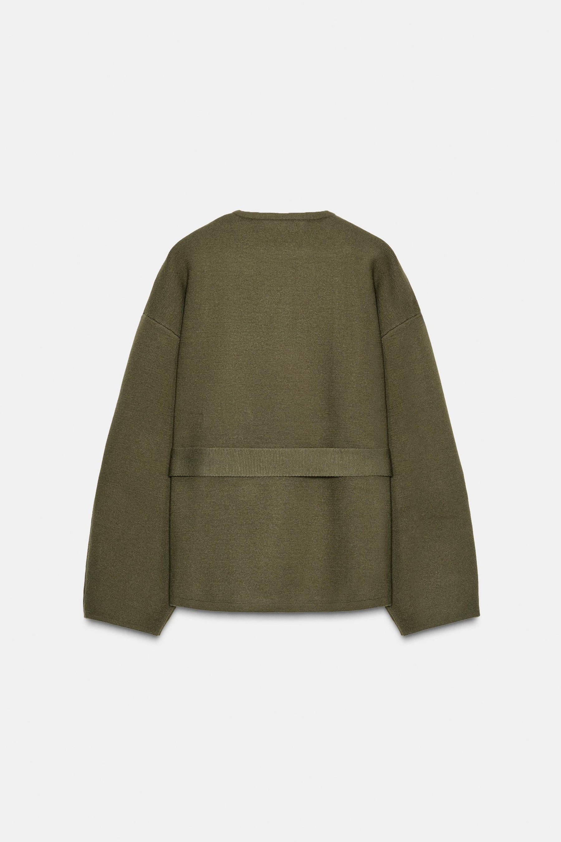 Cardigan mit Gürtel