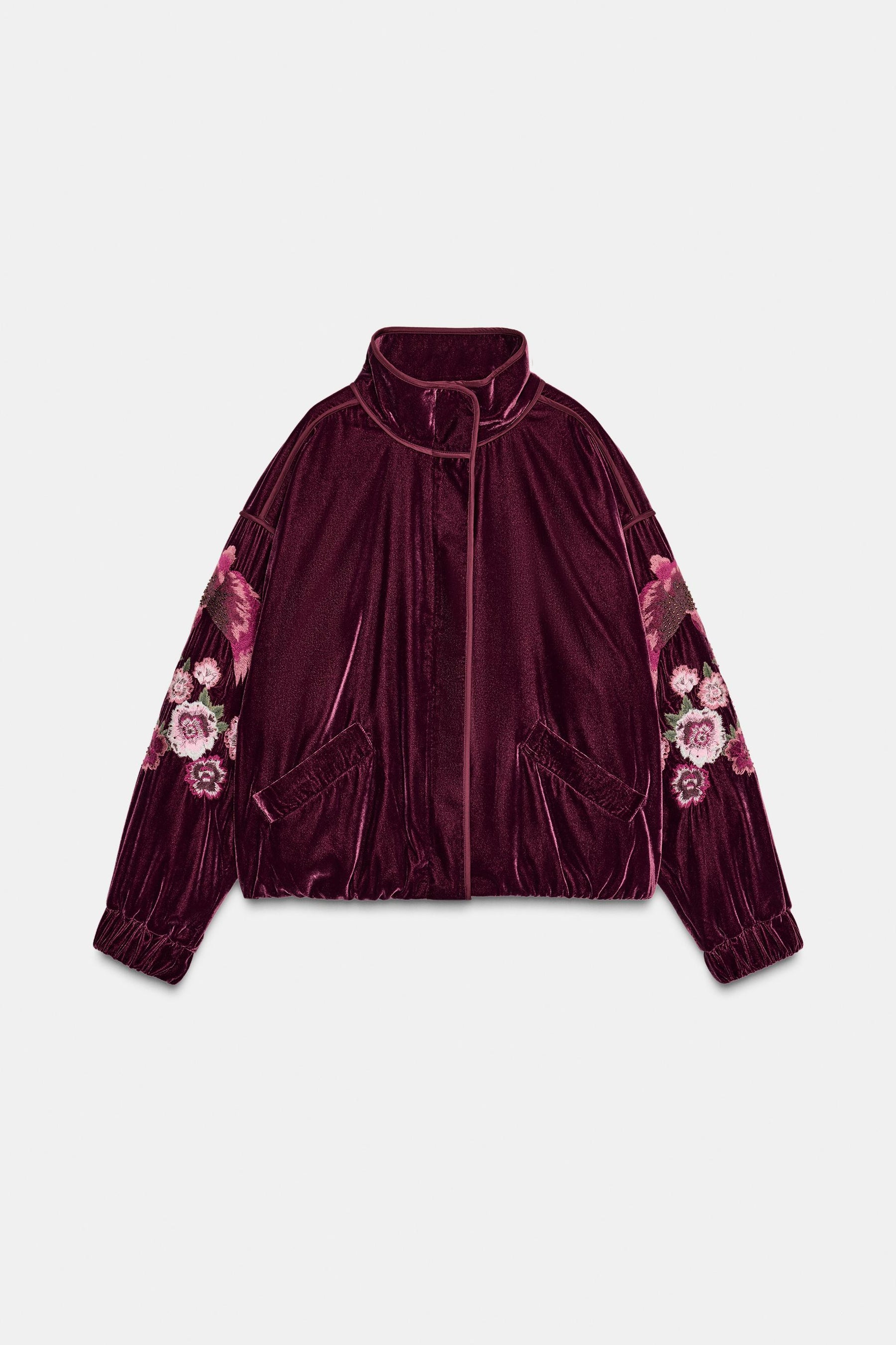 EMBROIDERED VELVET JACKET