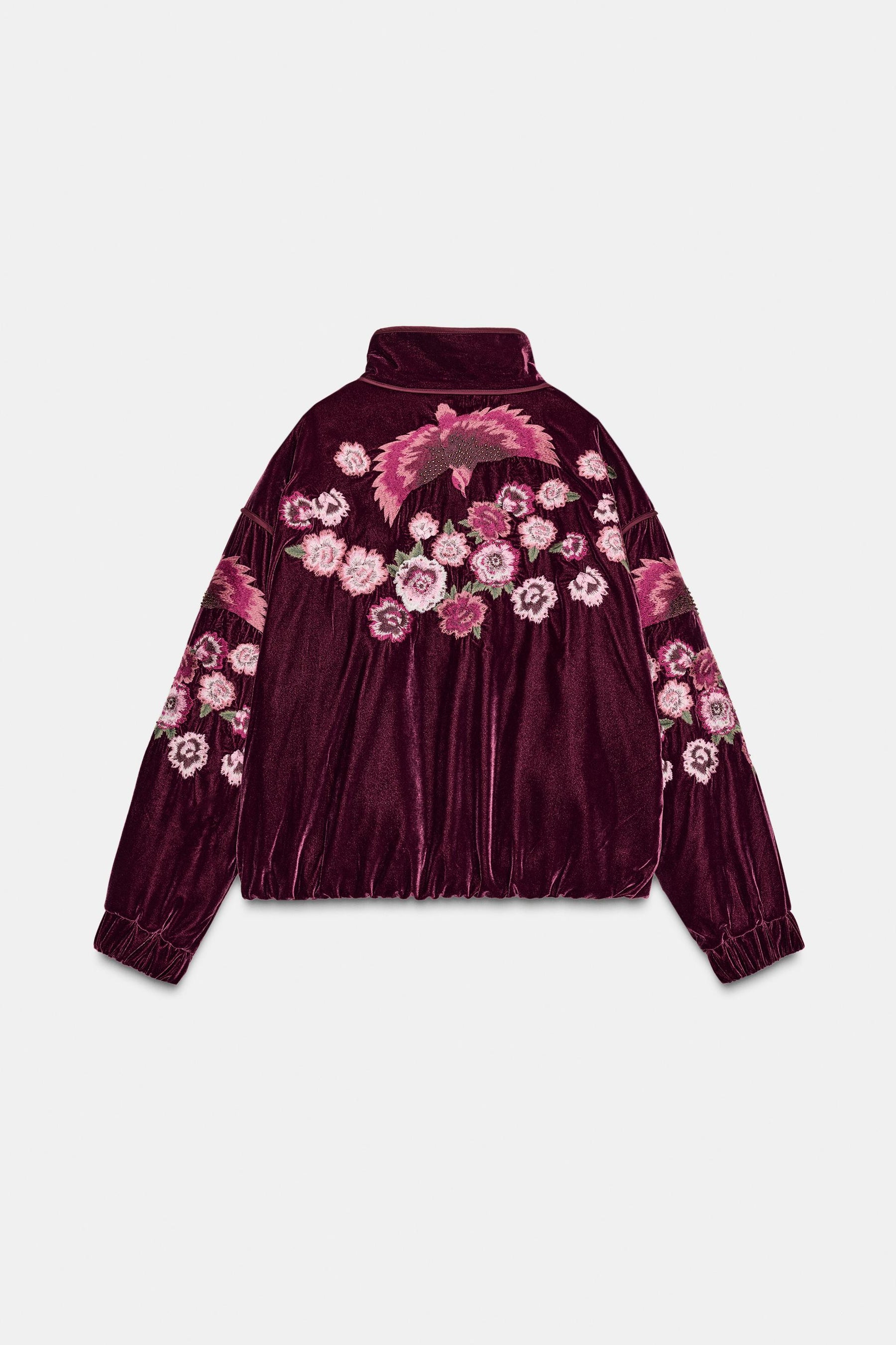 EMBROIDERED VELVET JACKET