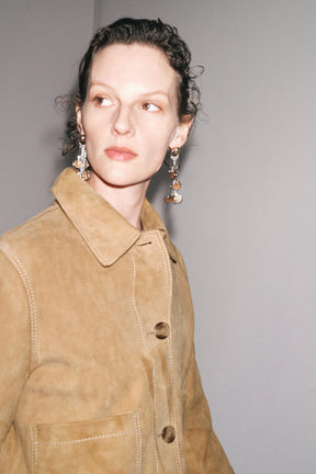 Jacke aus 100 % Wildleder