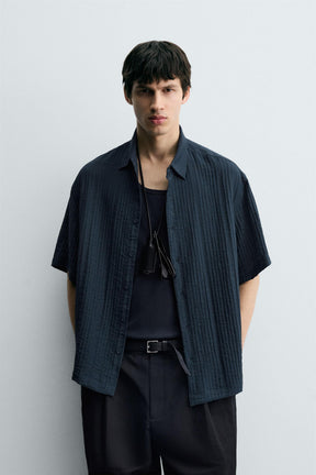 FLOWING TEXTURED SHIRT - Image 2