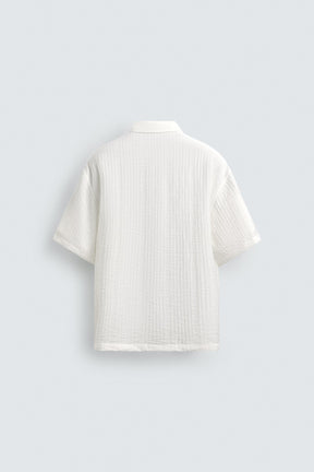 FLOWING TEXTURED SHIRT - Image 8