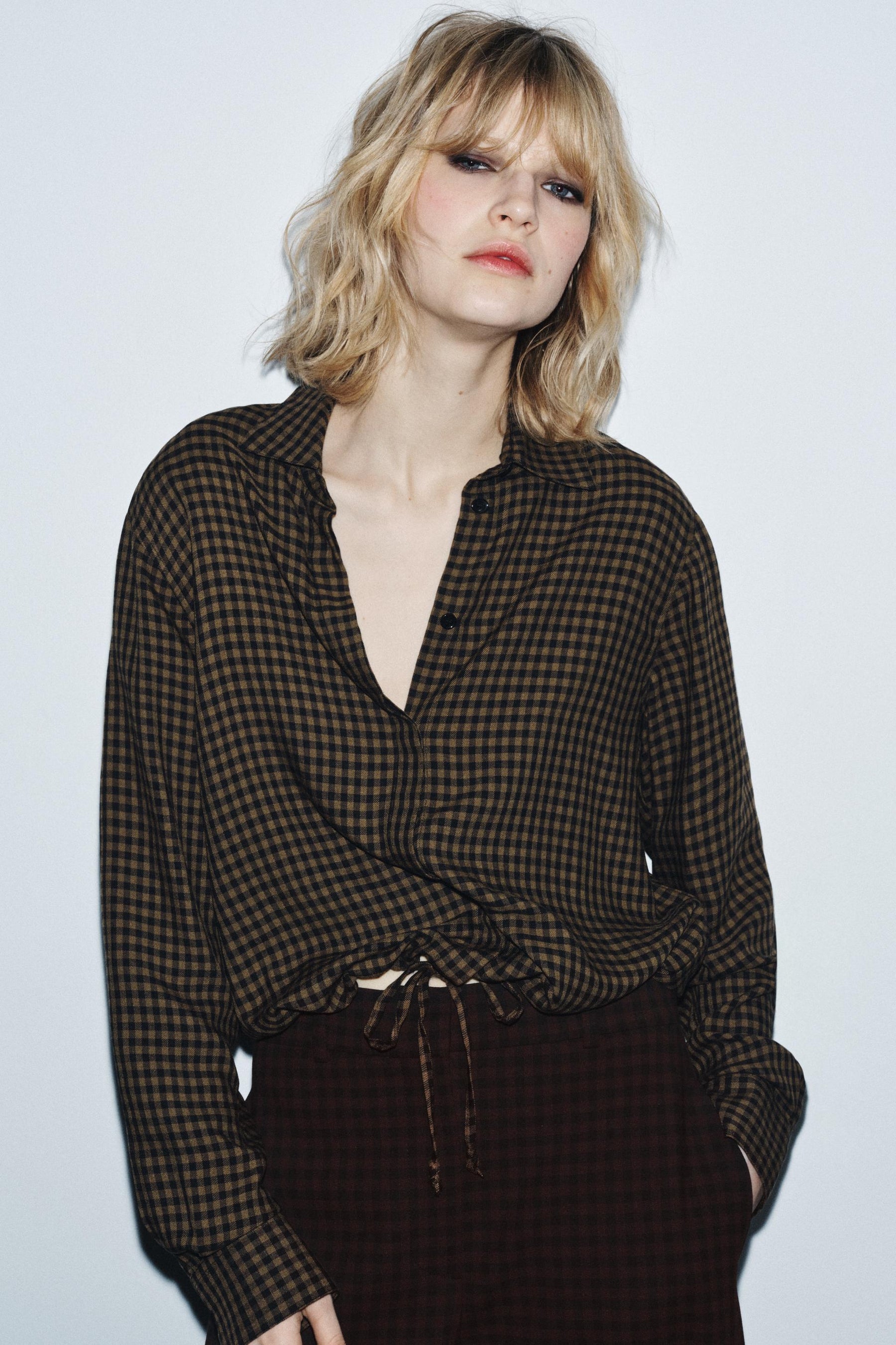 Gingham Blouse