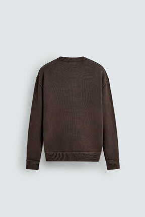 WASHED PRINT SWEATER - Image 8