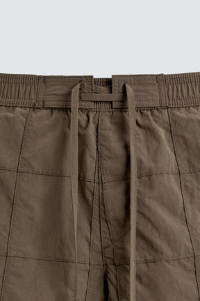 PATCHWORK LONG SWIMMING TRUNKS - Image 3