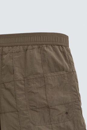 PATCHWORK LONG SWIMMING TRUNKS - Image 4