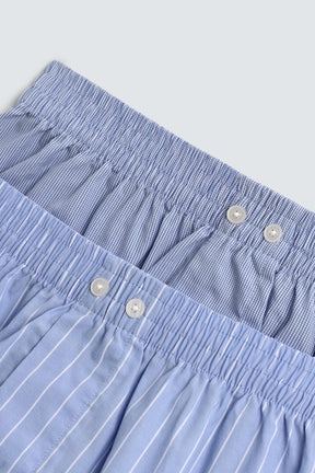 Cotton Poplin Boxers Two-Pack