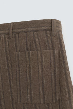 STRIPED REGULAR FIT BERMUDA SHORTS - Image 10